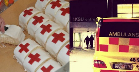 När Doroteaborna hälsade på landstingspolitikerna i Umeå i vintras bjöd de på specialgjorda ockupantbakelser. Bild: Bertholof Brännström/Flickr