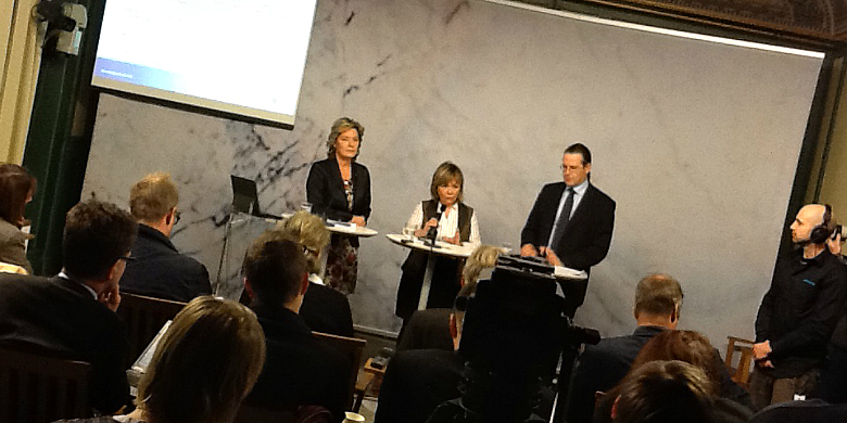 Maria Larsson (KD), Beatrice Ask (M), Anders Borg (M)