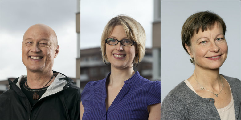 Raymond Wigg, Helene Öberg, Yvonne Blombäck. Bilder: Fredrik Hjerling.