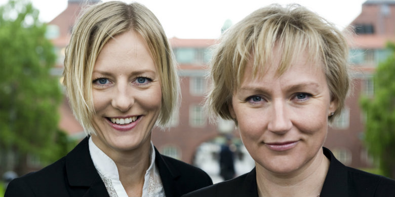 Helene Hellmark Lnutsson och Erika Ullberg. Bild: Linda Håkansson