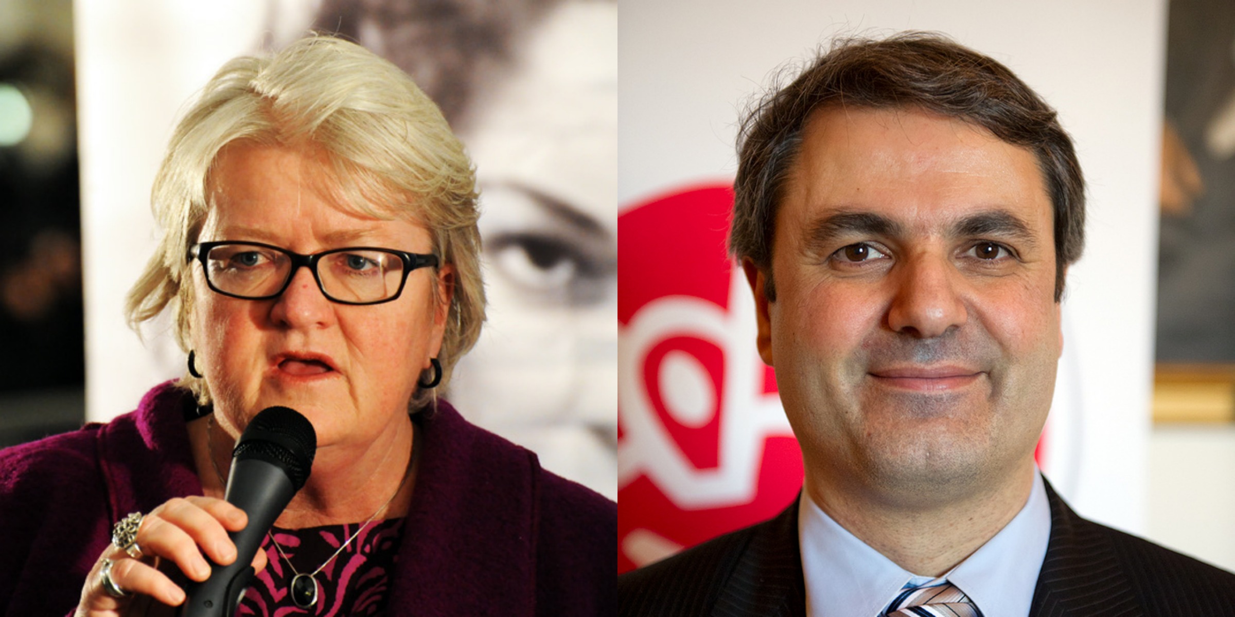 Carina Ohlsson och Ibrahim Baylan