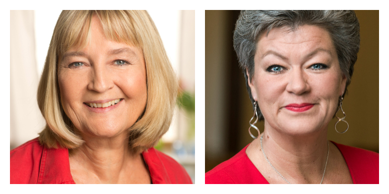 Marita Ulvskog och Ylva Johansson. Foto: Magnus Länje och Mattias Vepsä