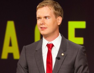 Gustav Fridolin. Foto: Miljöpartiet de gröna/Flickr