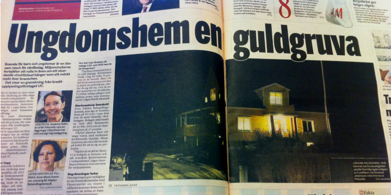 Dagens Industri den 19 november 2014.