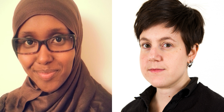 Maimuna Abdullahi och Elin Schwartz
