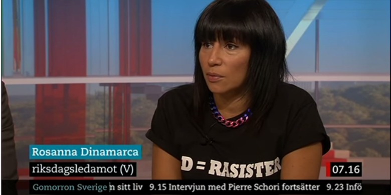 Skärmdump från Gomorron Sverige.