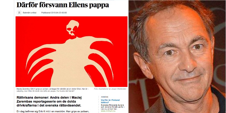 Bild: Skärmdump DN, illustration Jesper Wadenstam. Pressbild.