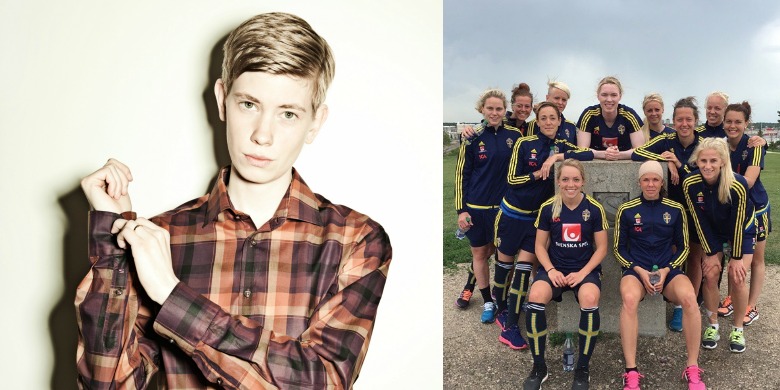 Moa Svan Bild : Jenny Jarnestedt Det riktiga landslaget Bild: Instagram/ swewnt