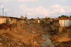 Dräneringen i Nima. Foto: Leonidas Aretakis. 