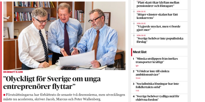 Bild: Skärmdump dn.se