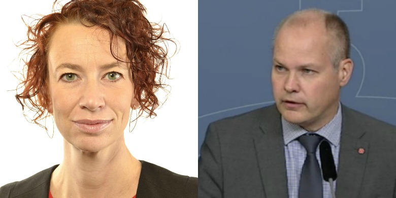 Bild: skärmdump Svt/riksdagen.