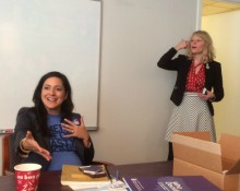 Sasha Bruce och Leslie McGorman of NARAL pro choice, Bild: Hanna Finmo