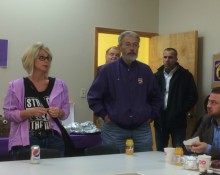 Becky Williams of SIEU Ohio Bild: Hanna Finmo