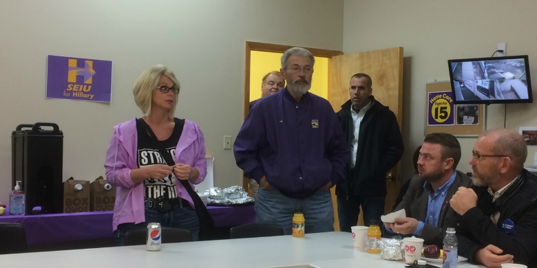 Becky Williams of SIEU Ohio Bild: Hanna Finmo