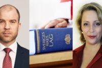 Linus Gardell, advokat, Anna-Sara Lind, professor juridik.