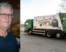 Tommy Wreeth och en sopbil